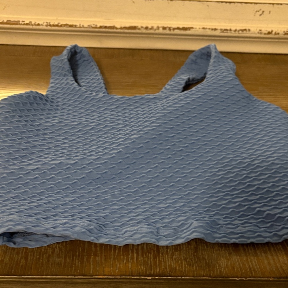 Booty by Brabants Blue Textured Top